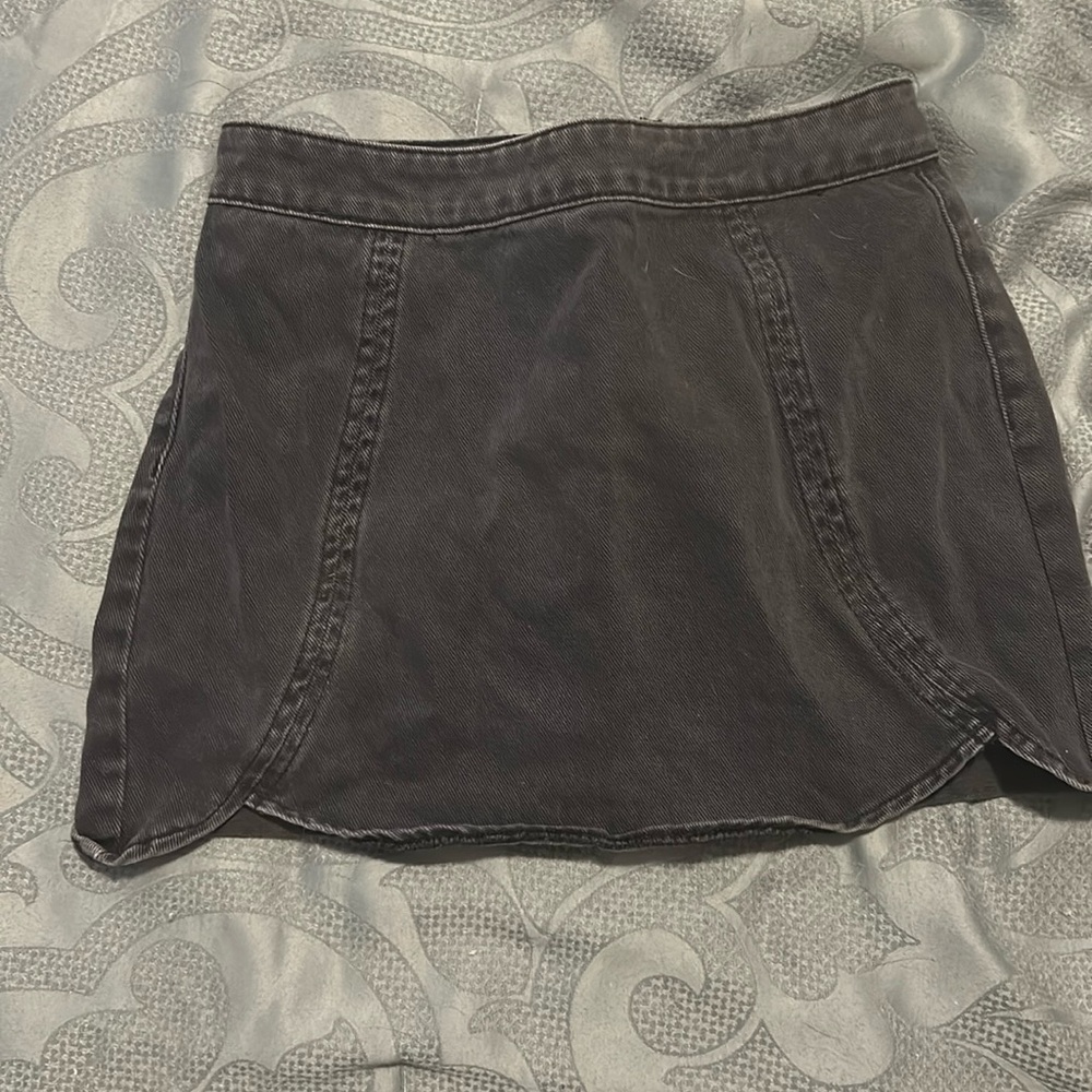 Black miniskirt